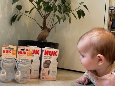 TEST af MommyFeel sutter og Perfect Match sutteflaske fra NUK