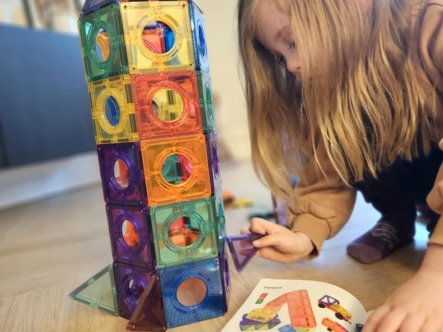 TEST af Connetix Tiles Mini Pack magnetsæt + Ball Run Expansion Pack