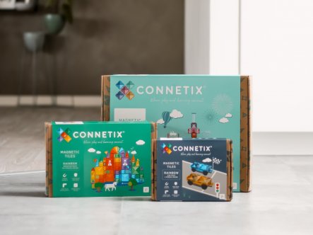 TEST af Connetix kuglebane og rainbow creative pack