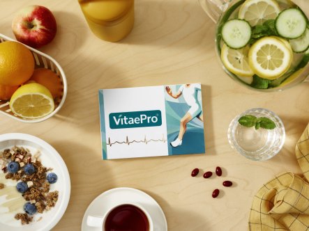 Hvad indeholder VitaePro, og hvad siger dokumentationen om produktet?