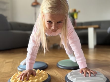 TEST af flodsti og føleskiver fra Legeakademiet
