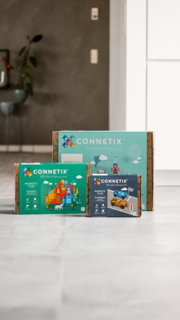 TEST af Connetix kuglebane og rainbow creative pack