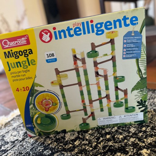 Kreativ byggeleg og farverige kuglebaner fra Quercetti