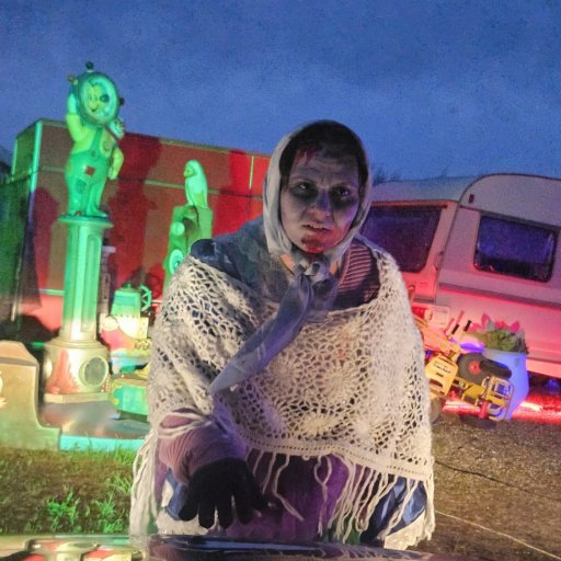 Zombier, klovne og overraskelser ventede langs den uhyggelige rute