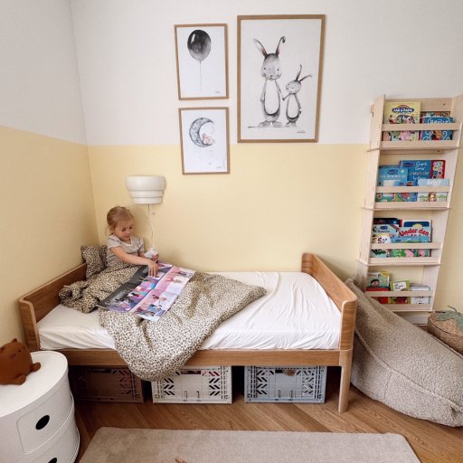 En juniorseng, der er skabt til at vokse med barnet