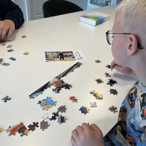 Fra familiefoto til hyggeligt puslespil