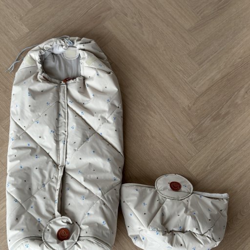 Vegansk kørepose i det fine Berry Blue print