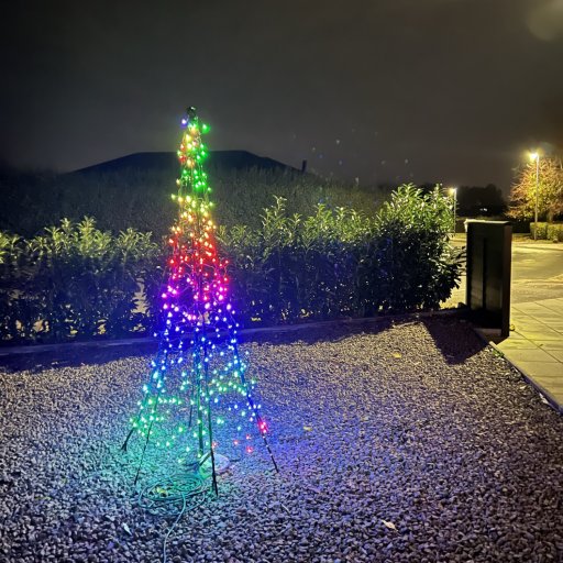 Light Tree lyser op i mørket