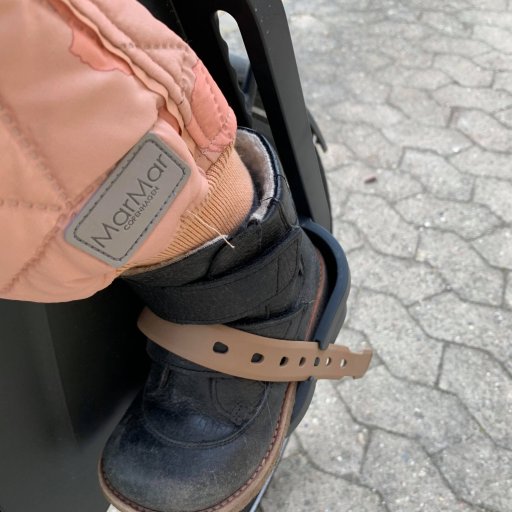 Klar til nye eventyr – Vigga nyder udsigten fra Urban Iki Rear Seat