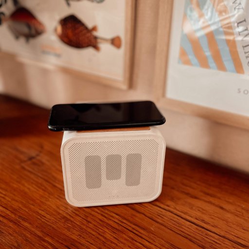 Højtaleren i brug flere steder i huset