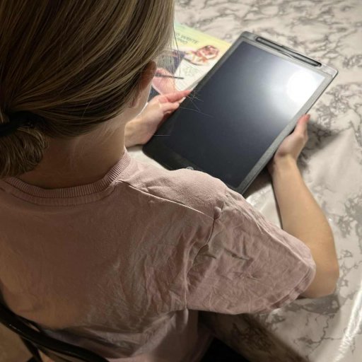 Den lille tegnetablet i brug