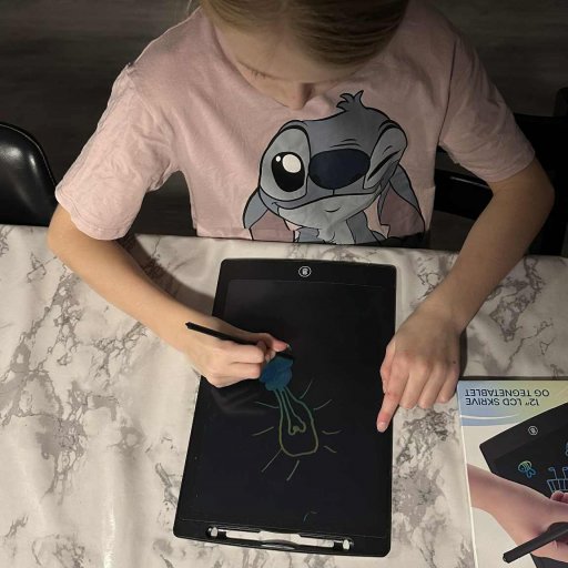 Den lille tegnetablet i brug