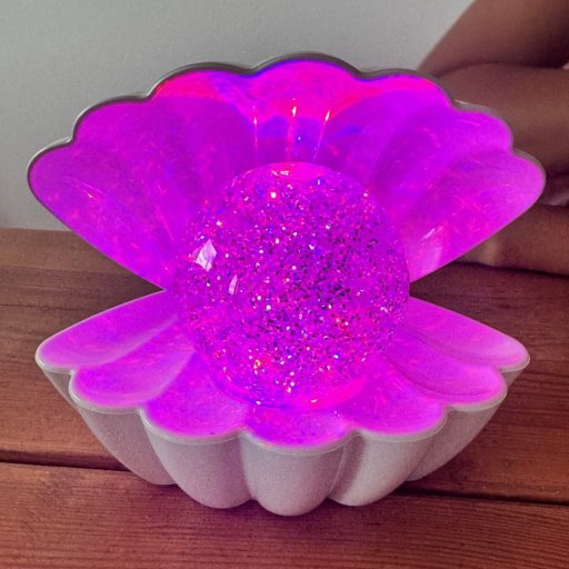 Magisk muslingelys der skaber ro ved sengetid