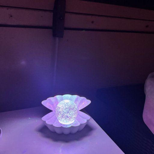 Magisk muslingelys der skaber ro ved sengetid