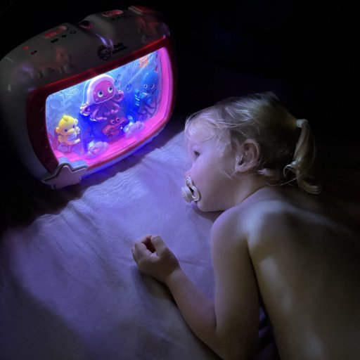 Et lille undervandsunivers, der skaber ro ved sengetid