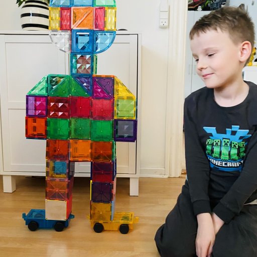 Farverig fantasileg, der kan gÄ i arv.