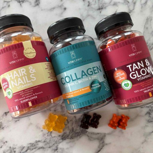 Sommerpleje indefra – vingummivitaminer med fokus på hud, hår og negle.