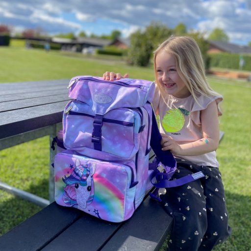 JEVA Beginners med enhjørning og regnbue – et sikkert hit til den første skoletid