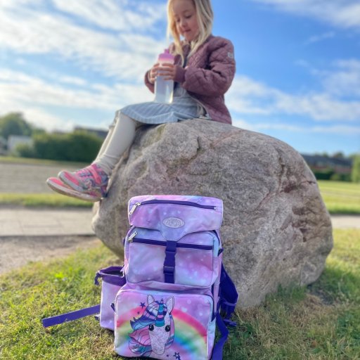 JEVA Beginners med enhjørning og regnbue – et sikkert hit til den første skoletid