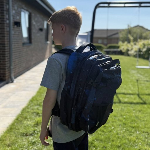 JEVA Supreme Anton – en rummelig og ergonomisk skoletaske til de større skolebørn