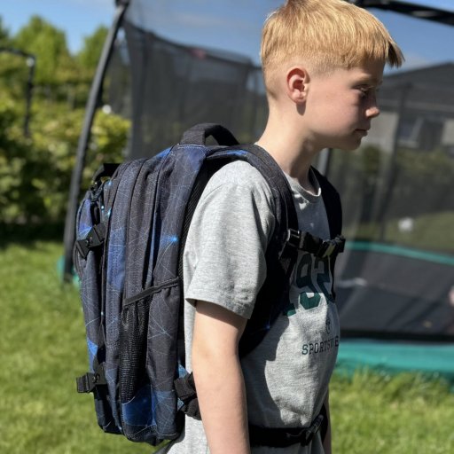 JEVA Supreme Anton – en rummelig og ergonomisk skoletaske til de større skolebørn