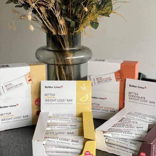 Betterbars fås i fire smagsvarianter: chokolade, karamel, crunchy cookie og lemon