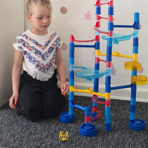 Test af kuglebane fra Quercetti