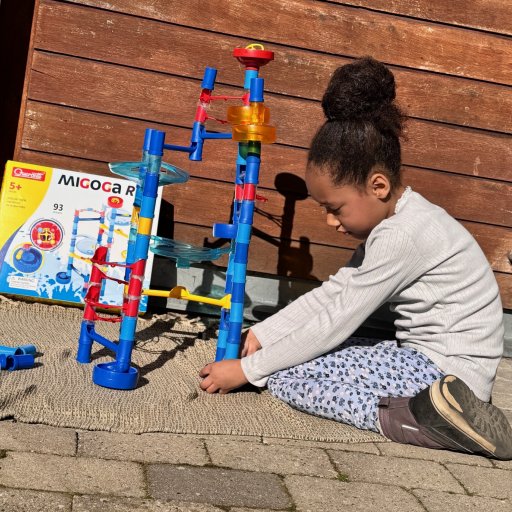 Test af kuglebane fra Quercetti