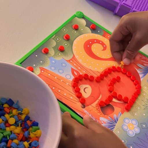 Farverige motiver med Stick Mosaik