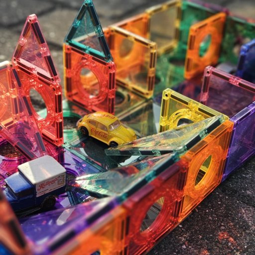 Fantasifulde konstruktioner med Connetix magnetbrikke