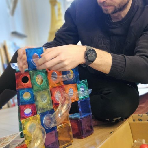 Kuglebaner med Connetix Ball Run Expansion Pack