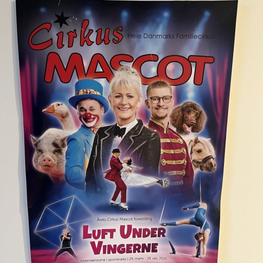 Stemningsfuldt cirkus med lys og farver