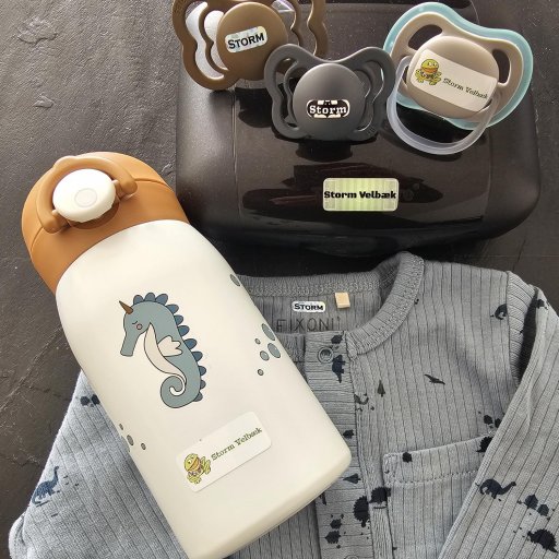 Navnemærker der også fungerer til kreative projekter og hjemmelavede ting