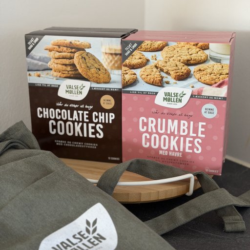 Friskbagte cookies på få minutter med Valsemøllen
