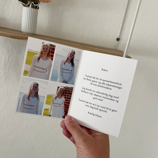 Smukke takkekort giver den perfekte afslutning på en uforglemmelig dag